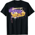 thumbnail image 1 of On Gameday Football We Wear Purple And Gold Cheer Mom T-Shirt, 1 of 4