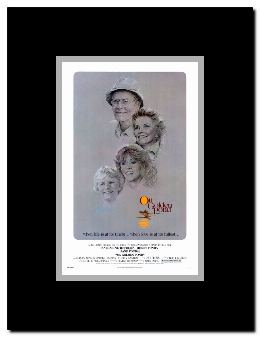 On Golden Pond Framed Movie Poster