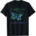 thumbnail image 1 of On Grateful Wings I Fly and Butterfly a Transplant Recipient T-Shirtmen and women can wear, black, white, gifts.S,M,L,XL,2XL,3XL,1804XL, 1 of 4