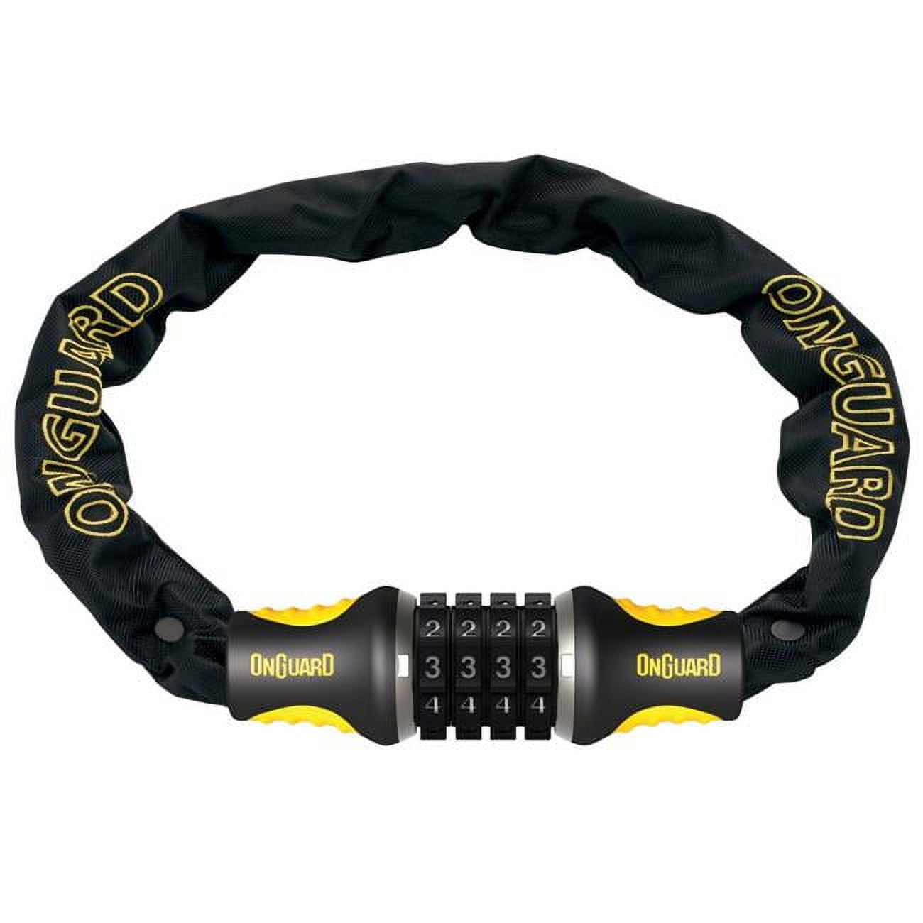 On Guard 496075 75 cm x 6 mm Chain Lock Combo