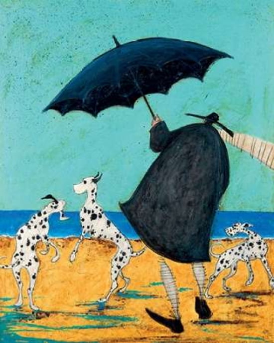 On Jacks Beach Canvas Art - Sam Toft (24 x 30)