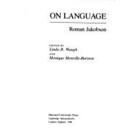 Pre-Owned On Language 9780674635357