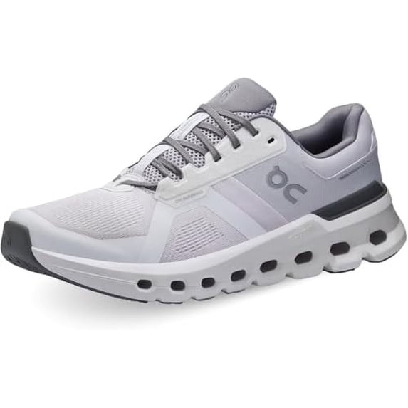 On Men's Cloudrunner 2 Sneaker, Frost/White, 12.5