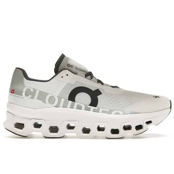 On Men's Running Cloudmonster All White Running Shoes, from StockX