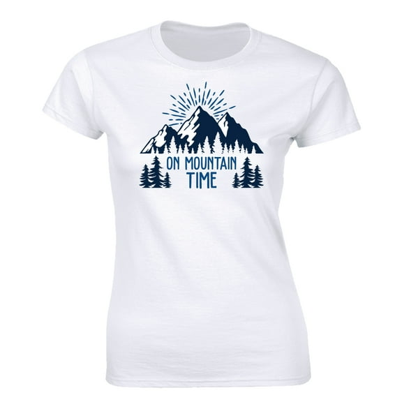 On Mountain Time - Vintage Summer Vacation Women's Tee