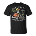 thumbnail image 1 of On My Way To Making Bad Decisions Skeleton Beach Vacation TShirt, 1 of 6