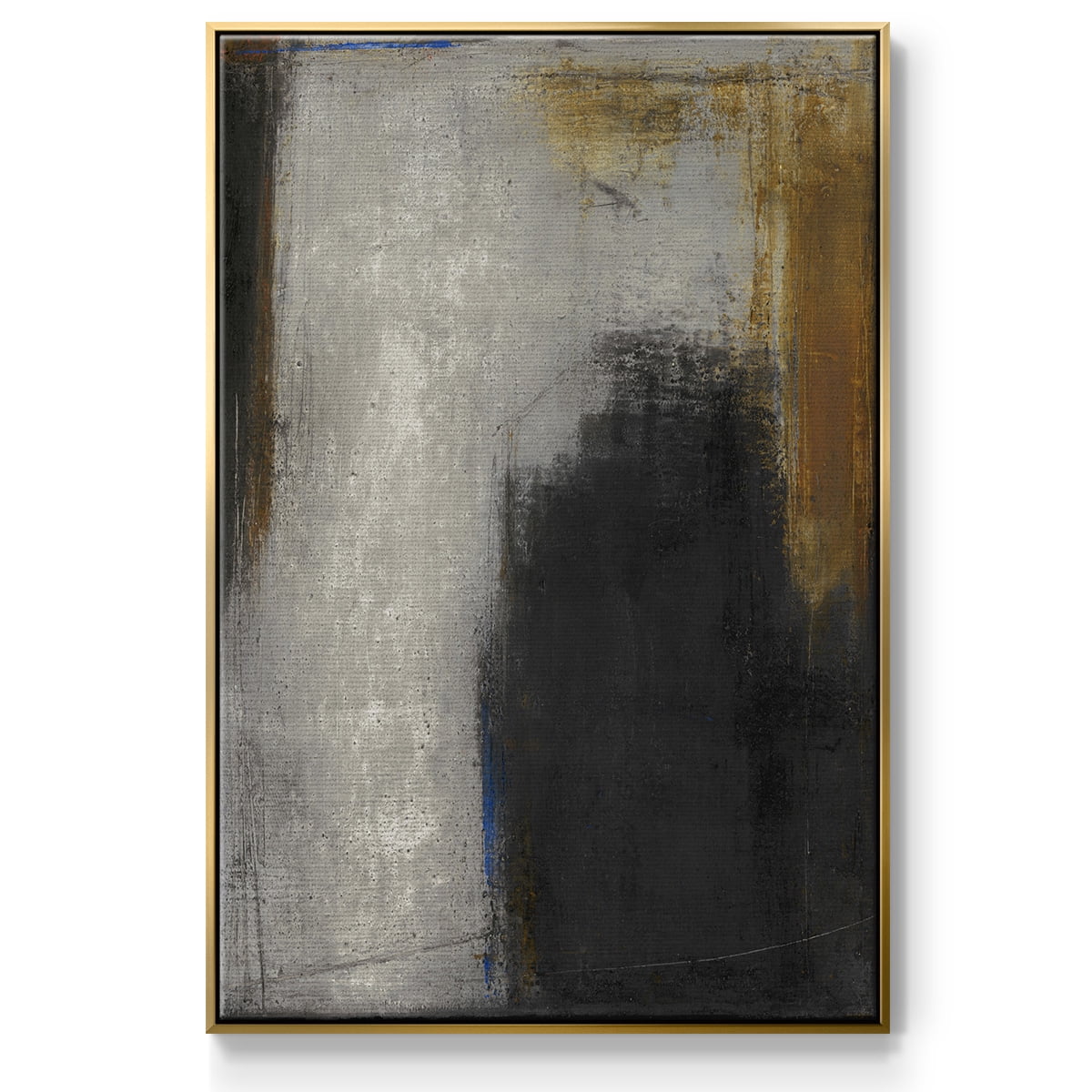 On My Way to Lately Framed Premium Gallery Wrapped Canvas - Ready to Hang - 17 x 25 - Gold Floating Frame