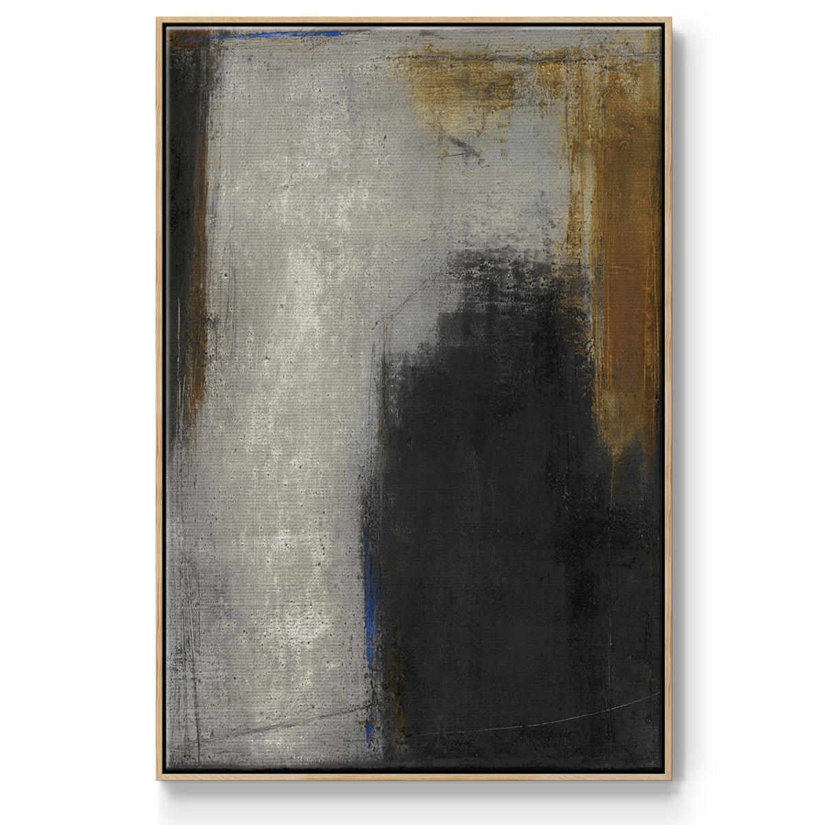 On My Way to Lately Framed Premium Gallery Wrapped Canvas - Ready to Hang - 17 x 25 - Natural Wood Floating Frame