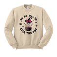 thumbnail image 1 of On My Way to Stir the Pot Sweatshirt Unisex X-Large Sand, 1 of 5