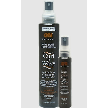 On Natural Curl-N-Wavy Curl Defining Conditioner Detangler - Jamaican Black Castor Oil