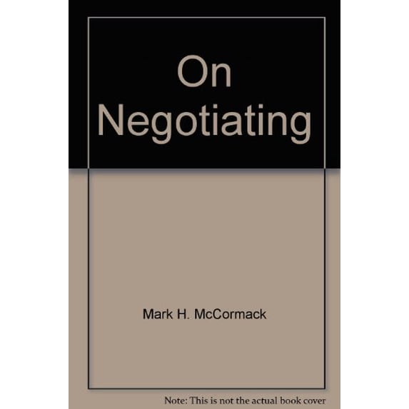 Pre-Owned On Negotiating Paperback