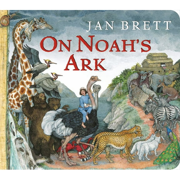 On Noah's Ark (Oversized Lap Board Book) (Board Book)