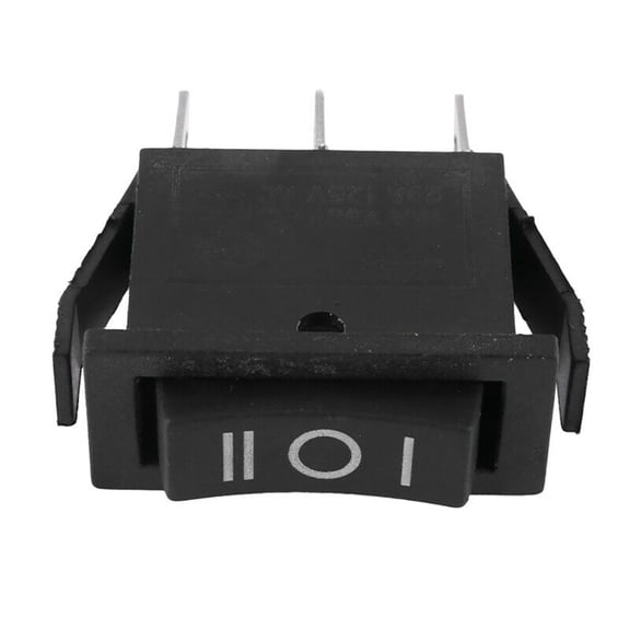 On-Off-On Rectangle Rocker Switch 3 Position Spdt Black For Car Dash Boat 12V YIWEI
