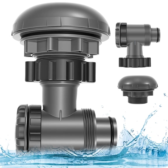 On Off Plunger Valve with Strainer Pool Filter Part for Above Ground Pool Filter Pump On Off Plunger Valve for Easy Set Pipe Connection Fitting