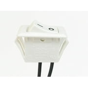 On Off Rocker Switch for Under Cabinet Fixture - Zing Ear ZE-204 - White