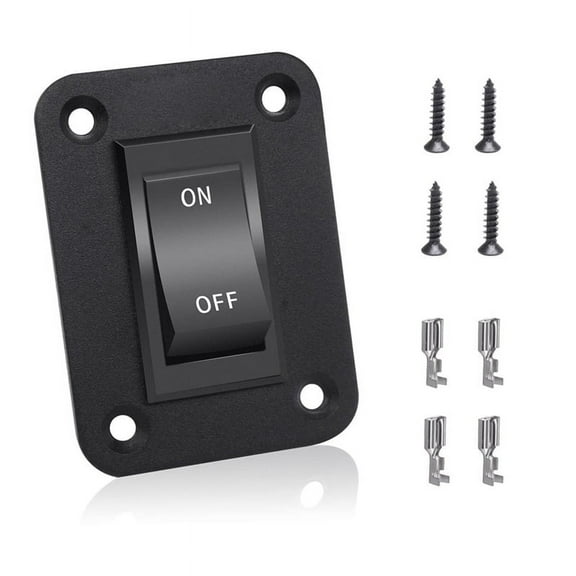 On-Off Switch 12V 20A 4 Pins DPST Rocker Switch Panel RV Light Switch