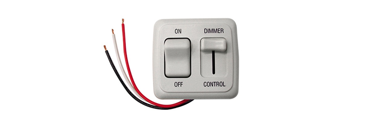 On/Off Switch with Slide Style Dimmer Control. RV, Bus, Camper, Coach ...