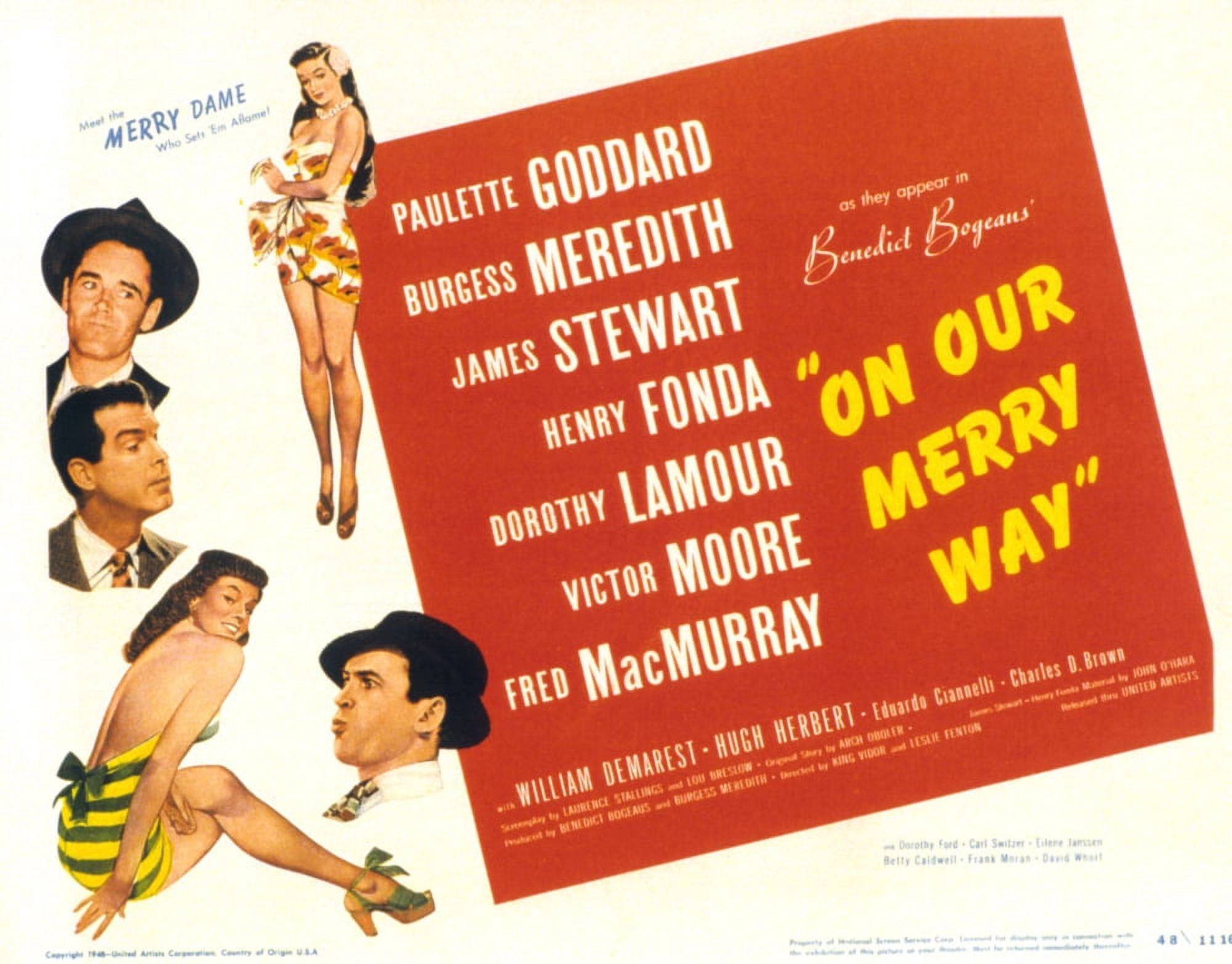 On Our Merry Way Canvas Art -  (28 x 22)