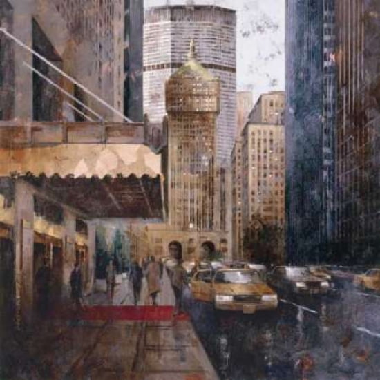On Park Avenue Canvas Art - Marti Bofarull (24 x 24)