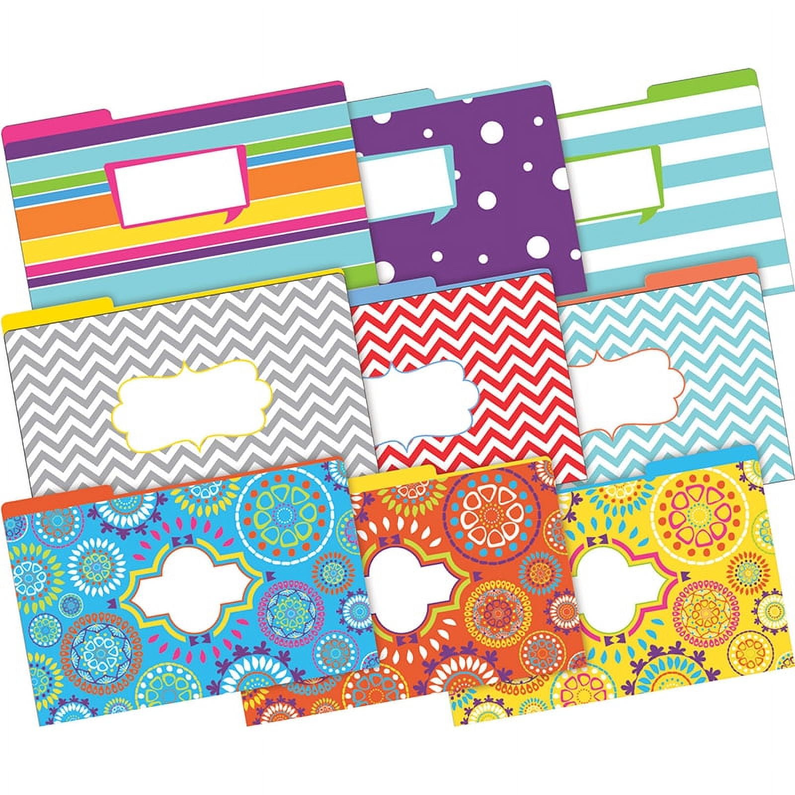 Barker Creek On Point File Folders, Legal Size, Assorted Designs, Pack Of 27