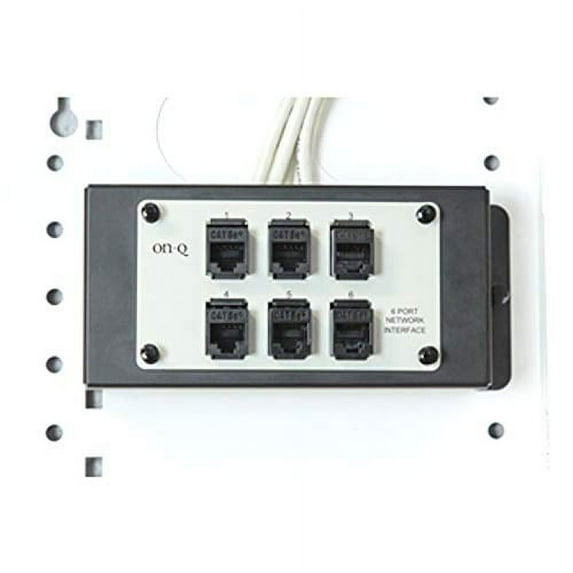 On-Q/Legrand 6-Port Patch Panel