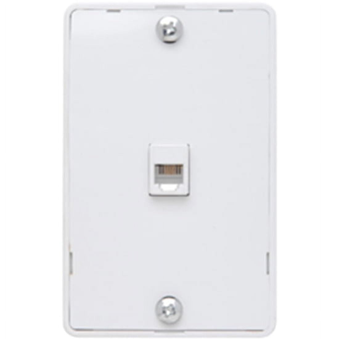 OnQ Modular Wall Mount Telephone Jack for Hanging Phones