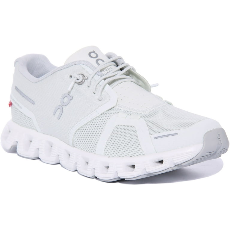 On-Running Women's Cloud 5 Ice/White Casual Running Sneakers