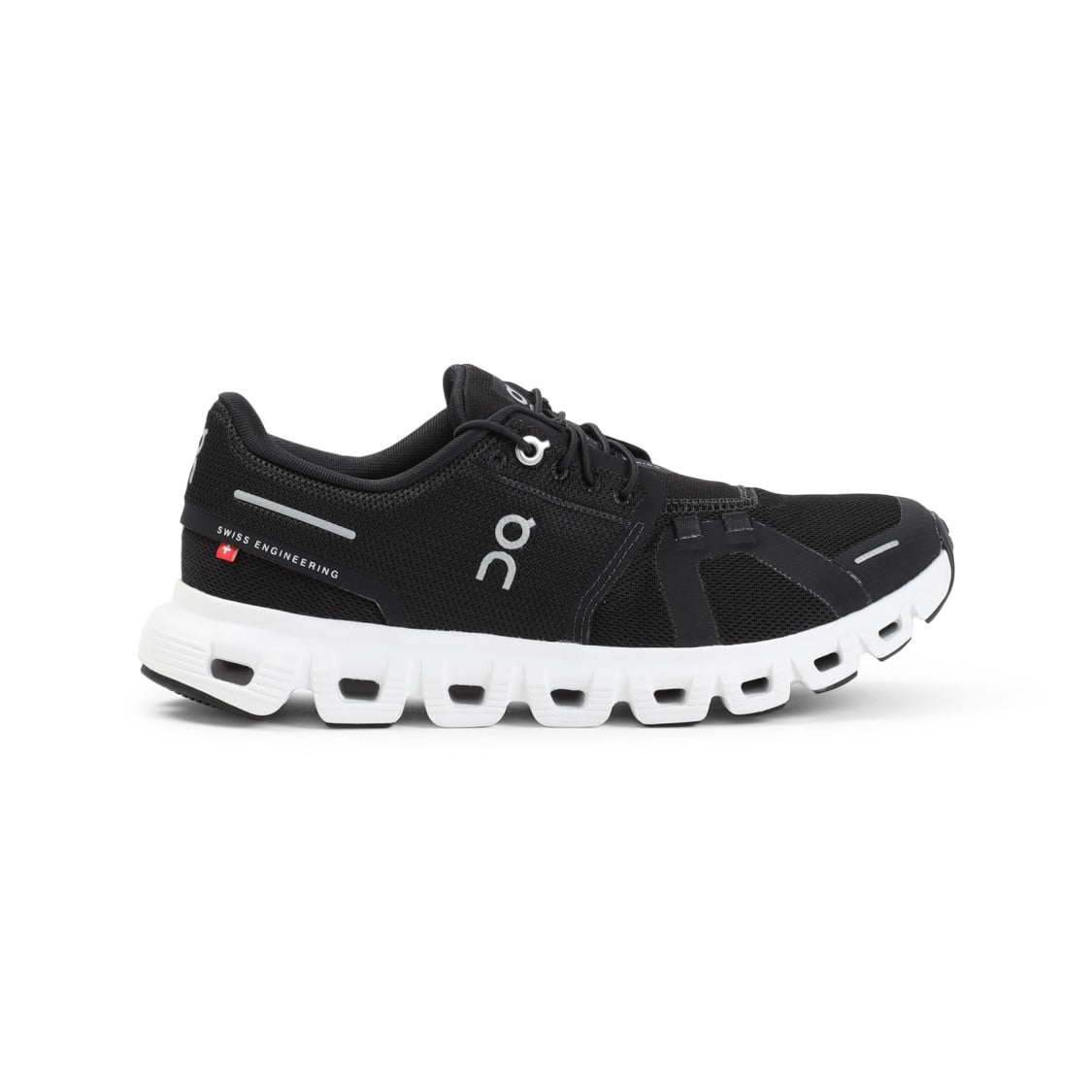 On Cloud 6 Sneakers With Breathable Mesh Upper Black