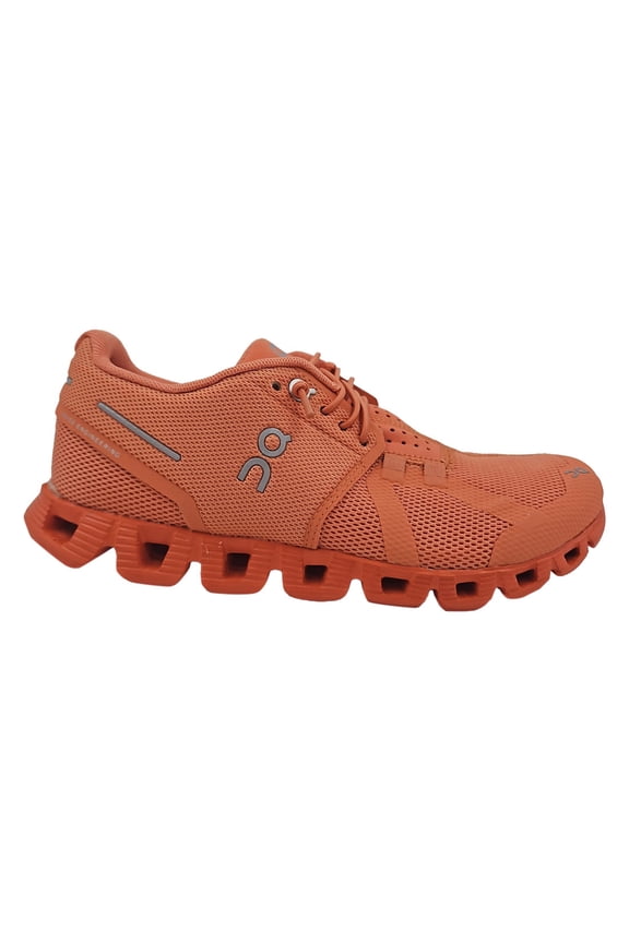 Running Cloud Monochrome Women's Lace Up Running Shoes In Orange Size 5