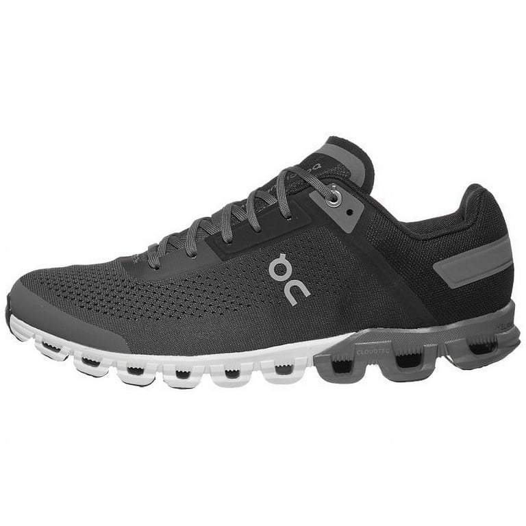 On Running Men's Cloudflow Running Shoes, Black/Asphalt, 11 D