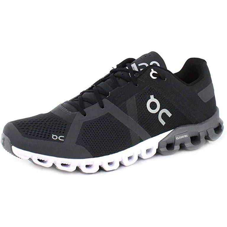 On-Running Men's Cloudflow Running Shoe, Black/Asphalt, 11.5 D(M