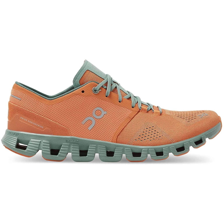 On Running Mens Cloud X Textile Synthetic Trainers - Walmart.com display picture 2