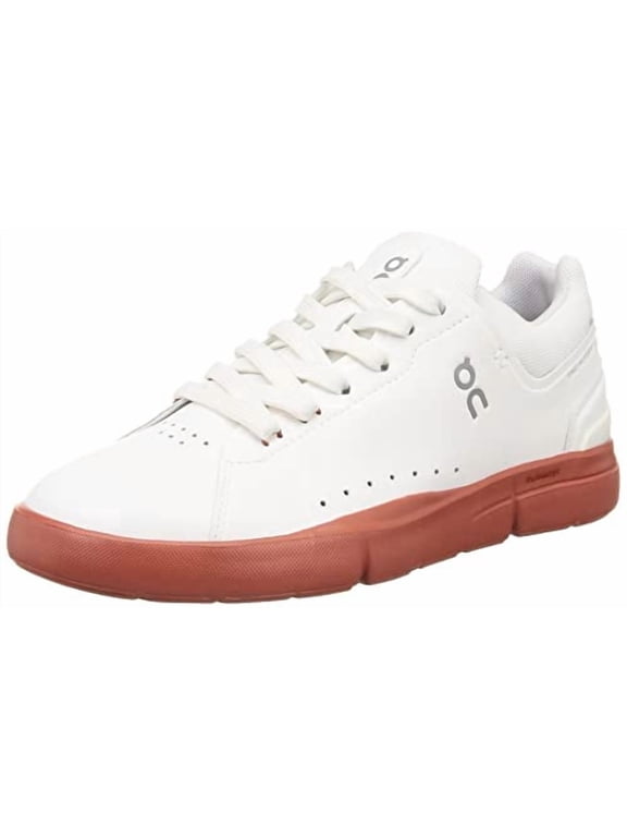 Running ON Women's The Roger Advantage Sneakers (White/Rust, 9.5 US)