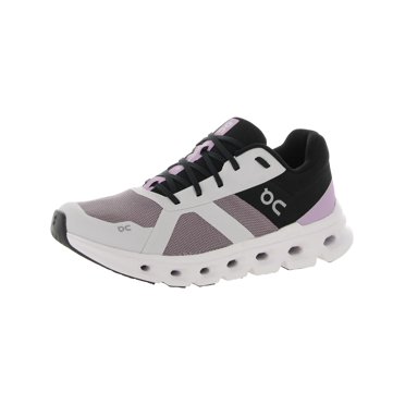 ON Women's Cloudrunner Sneakers (Heron/Black, us_Footwear_Size_System, Adult, Women, Numeric, Medium, Numeric_9)