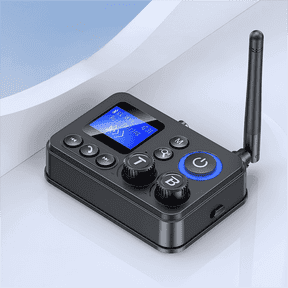 20M Bluetooth 5.4 Audio Adapter (RX/TX Mode) - Wireless for Speaker/Microphone, Supports AUX/RCA/Coaxial, Ultra-Portable for Flights