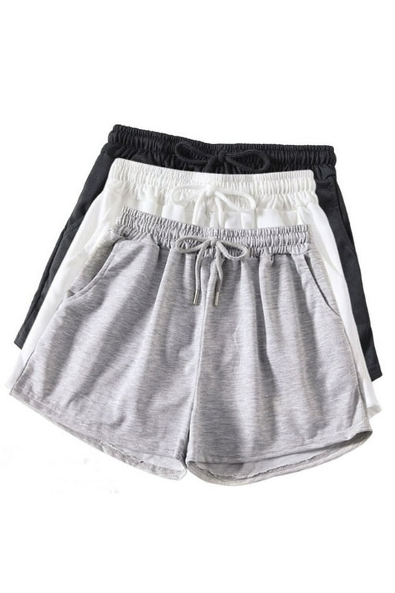 On Sale Clearance 2024 Pants For Womens Pockets Slacks Wide Leg Shorts Loose Solid Color Trousers Trendy Straight Leg Pants Elegant Drawstring Slacks Base Shorts Yoga Exercise Trousers