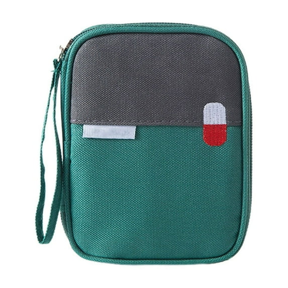 Pedty Home Textile Storage,1X Travel Mini First Aid Kit,Travel Mini First Aid Kit Green