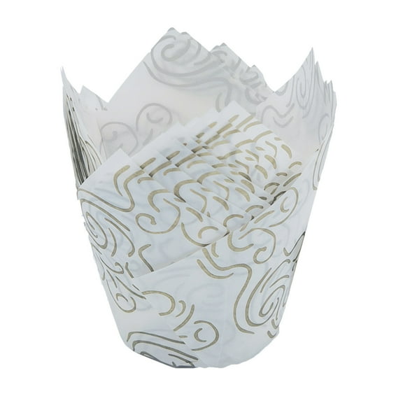 On Sale Mingjia Bakeware,Kitchen fork,Cupcake Liners for Baking Nonstick Heat Greaseproof Baking Wrappers Cake Greaseproof Paper