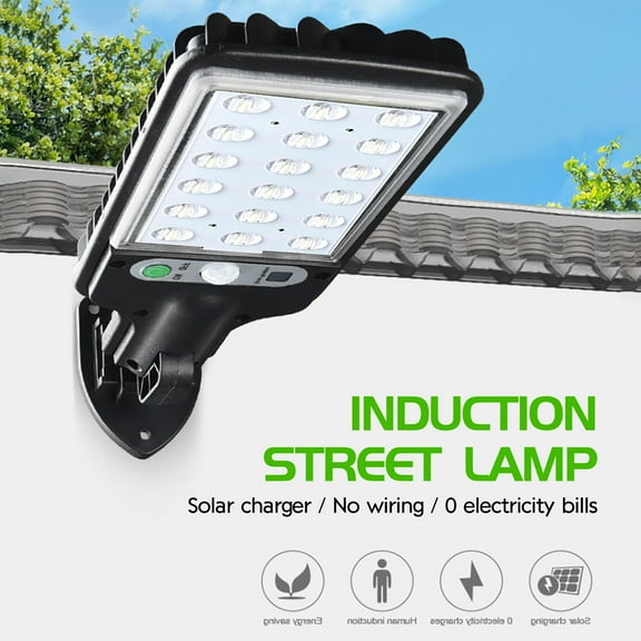 On Sale!Outdoor Solar Street Lights with Remote Control, 3 Lighting Modes, Motion Sensor Security Light for Garden Patio Path Yard