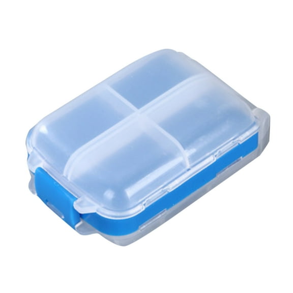 On Sale Storage Case Myvepuop Removable Compartments Pill-Box Organizer Medicine Triple-Tier Mini Pill-Box,1Pc Medicine Box