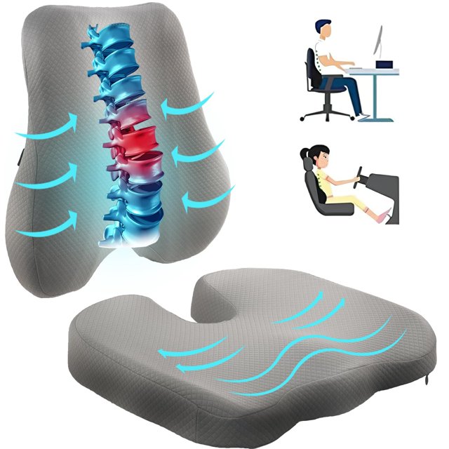 On Sale Support Cushions for Sitting Coccyx And Lumbar Sciatica Cushion