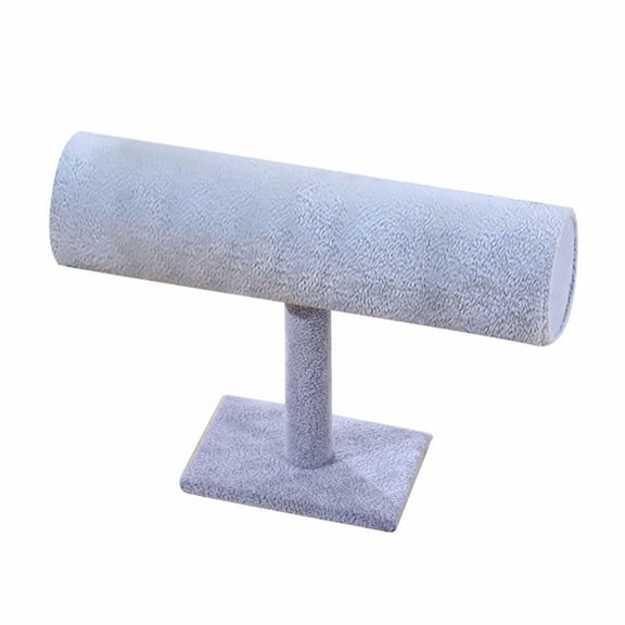 On Sale ! Woahu Jewelry Storage Rack Velvet T-Bar Display Stand Holder Organizer Bracelet Jewelry Watch Headband 1X Storage Rack