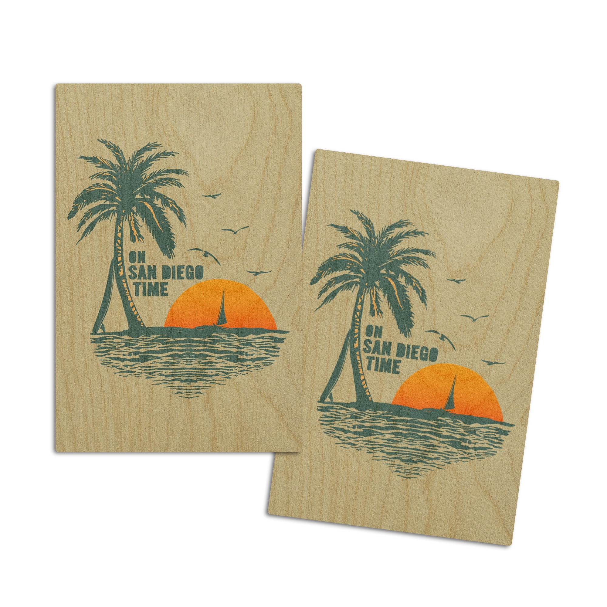 on-san-diego-time-sunset-with-palm-tree-4x6-birch-wood-postcards-2