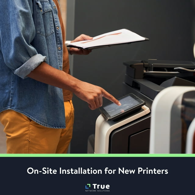 On-Site Installation for New Printer