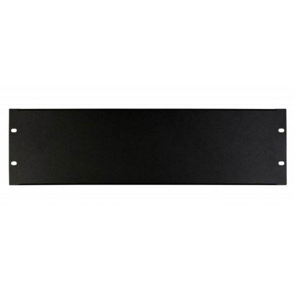 On-Stage RPB3000 3U Blank Rack Panel, Black