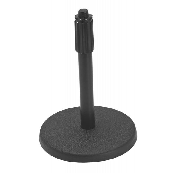 On Stage Adjustable Desk Microphone Stand (Black)
