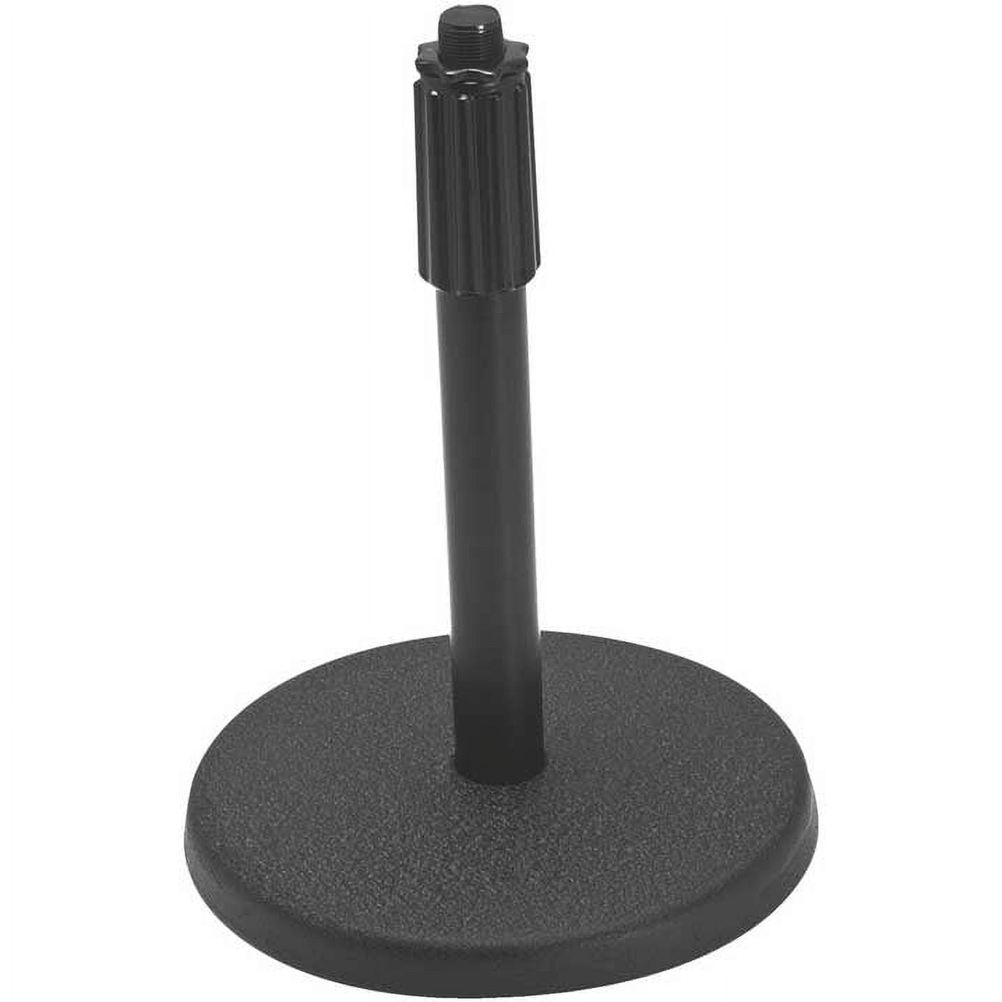 On Stage Adjustable Desk Microphone Stand (Black)