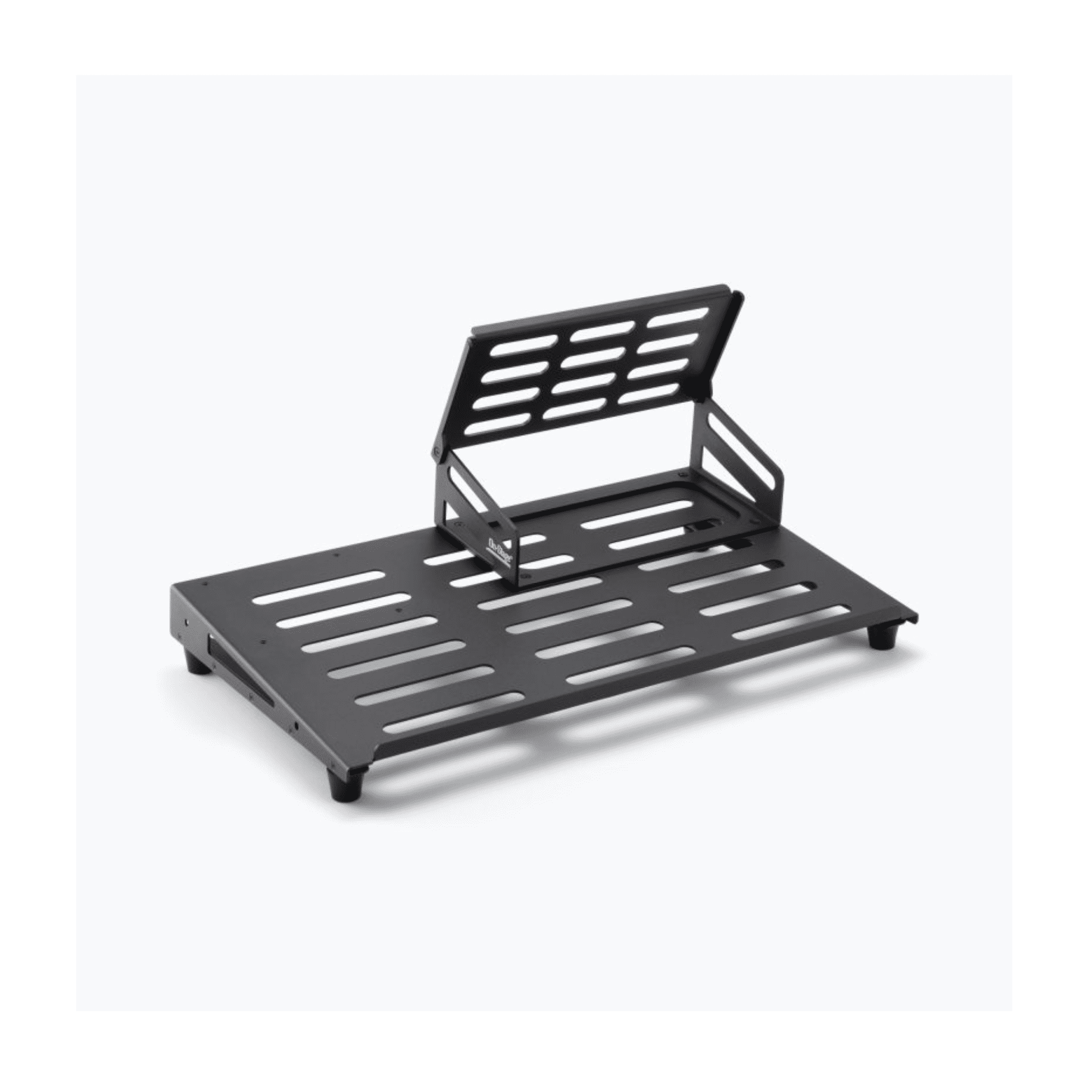 On-Stage Deluxe Two-Tier Guitar Pedalboard with Adjustable Upper Tier Holds Up to 11 Standard Pedals