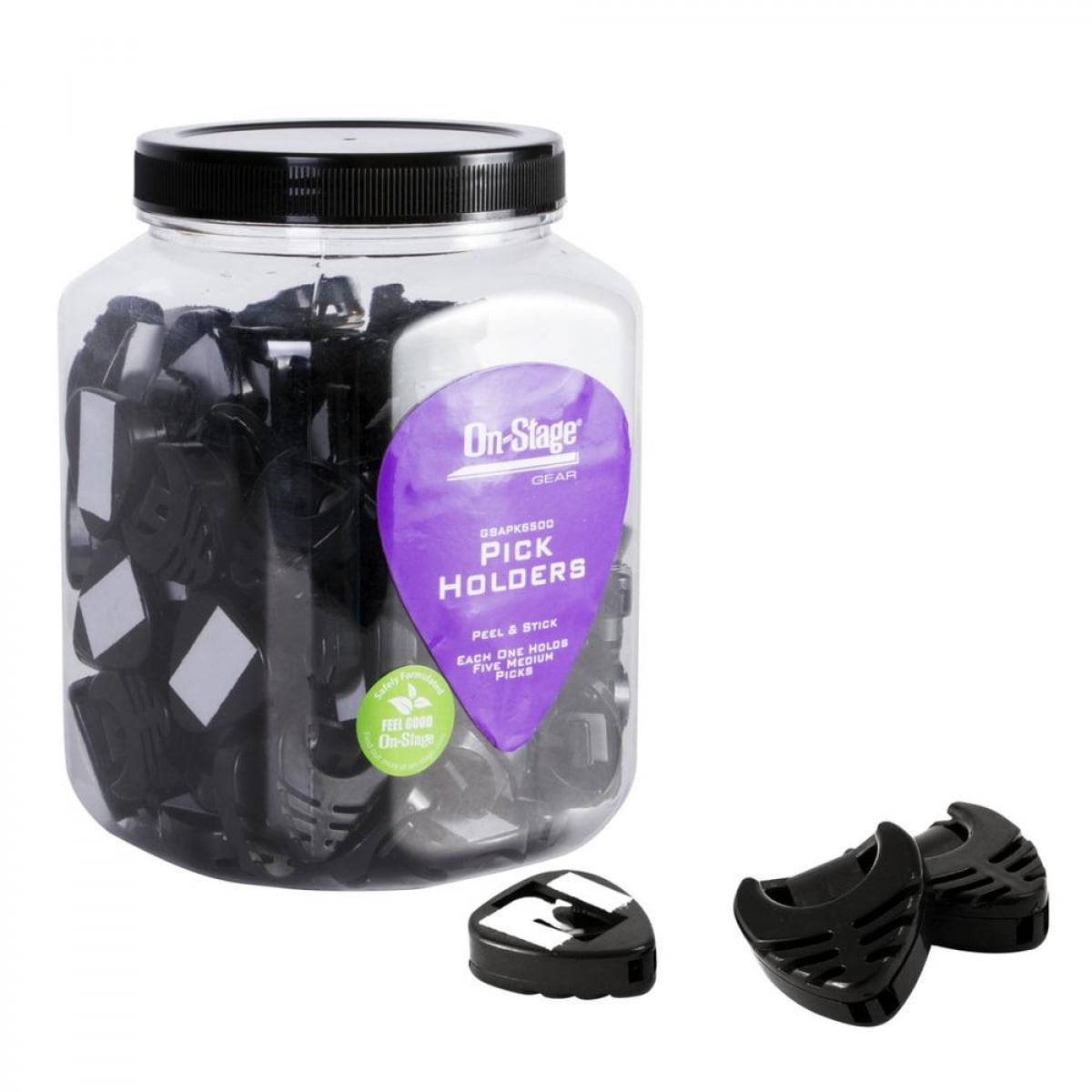 On-Stage GSAPK6500 Jar of 100 Pick Holders
