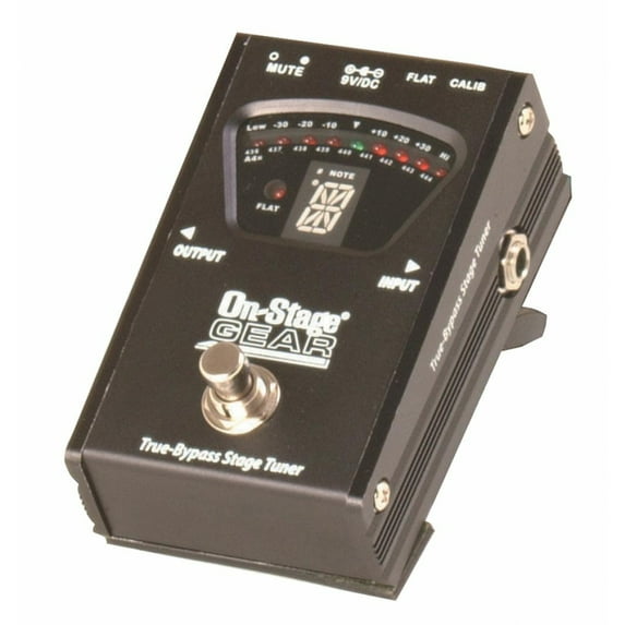 On-Stage GTA7800 True-Bypass Pedal Tuner